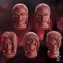 Crimson Wings Handsome Heads Set | DakkaDakka | Grim Dark | Fantasy | One Page Rules