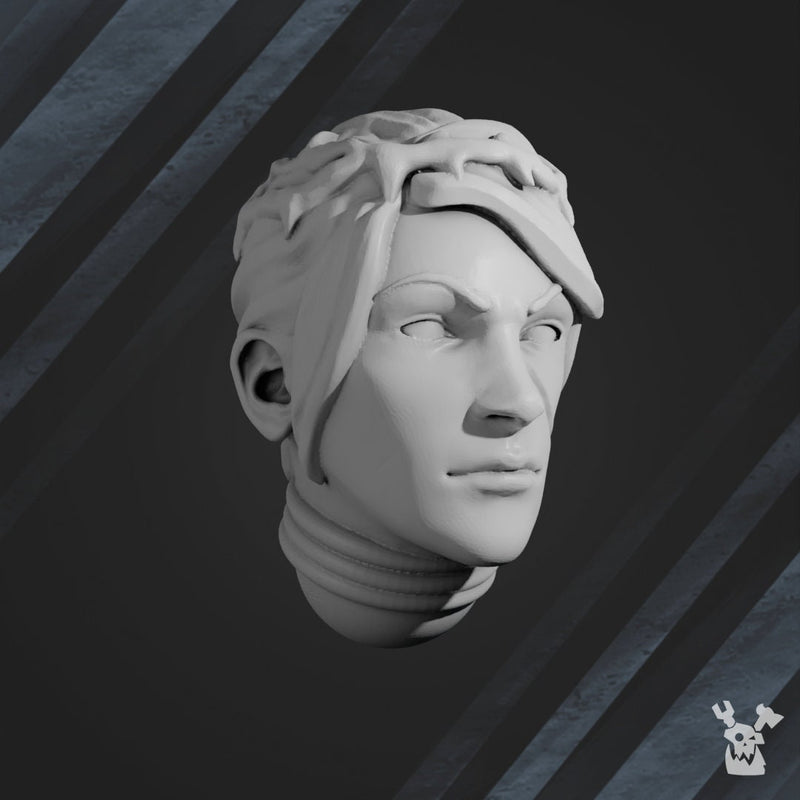 War Sisters Head Bits "Bloody Rose" Set