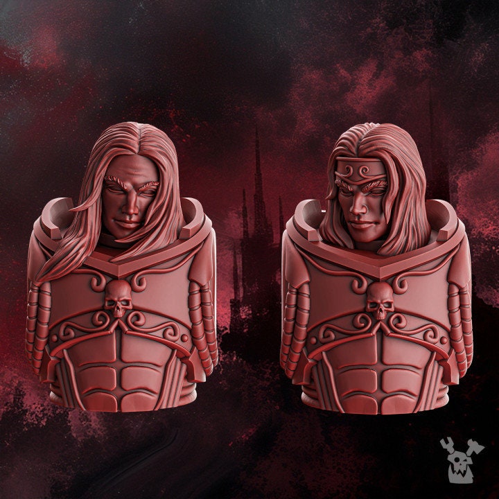 Crimson Wings Handsome Heads Set | DakkaDakka | Grim Dark | Fantasy | One Page Rules