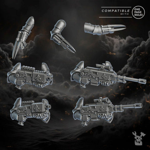 Order of Repentance Weapons Set (OnePageRules) | DakkaDakka | Grim Dark | Fantasy | One Page Rules