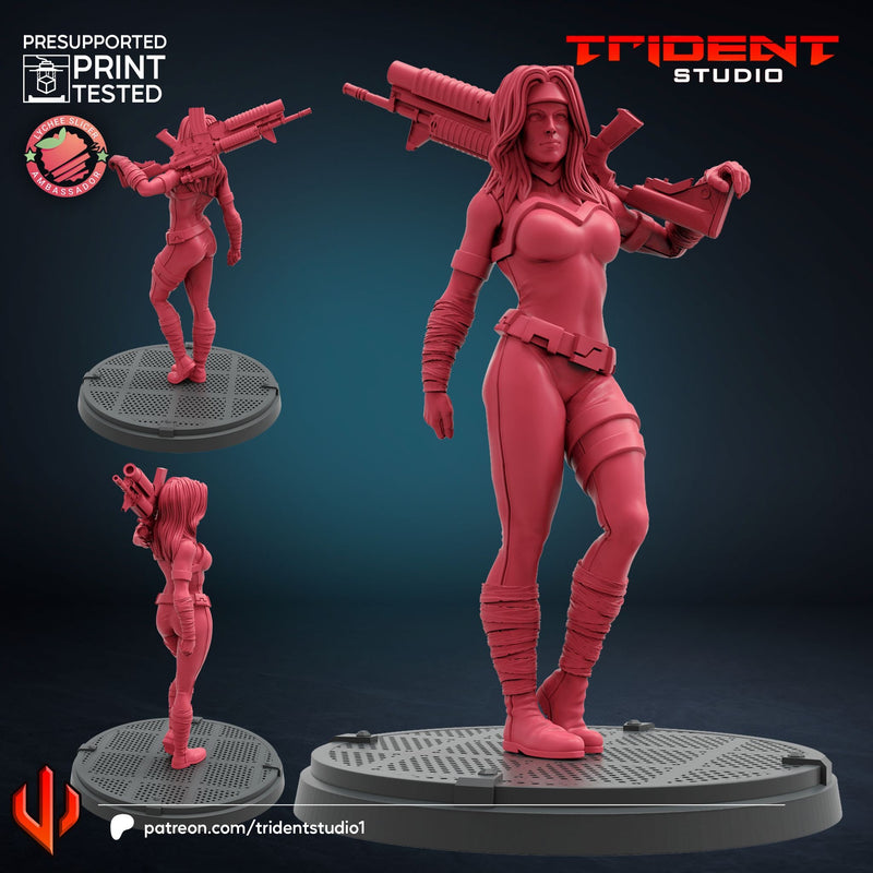 Silver Sable (A) - Marvel: Crisis Protocol Proxy | Trident Studios
