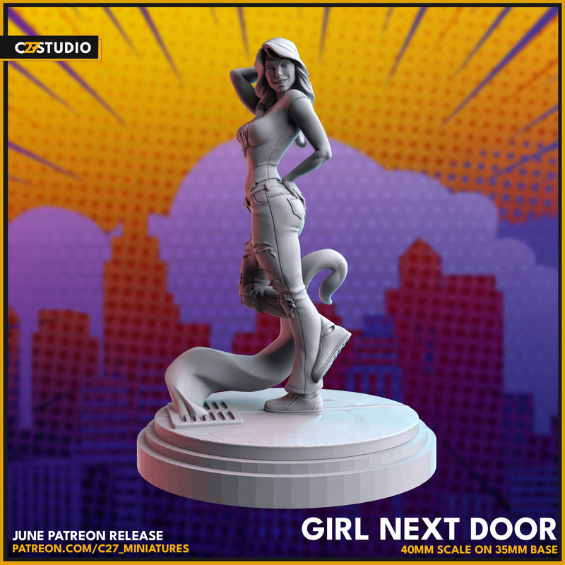 Mary Jane 40mm Scale Miniature | Crisis Protocol Proxy | C27