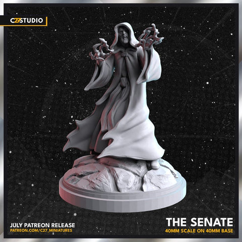 Palpatine 40mm Scale Miniature | Shatterpoint Proxy | C27