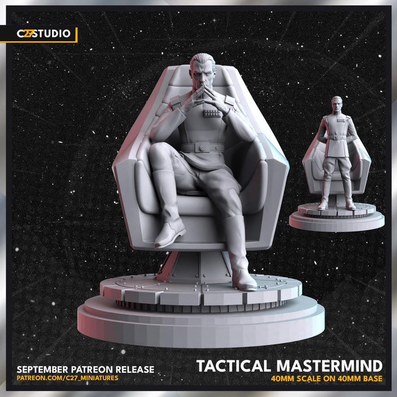 Grand Admiral Thrawn (40mm Scale on 40mm Base) | Shatterpoint Proxy | C27