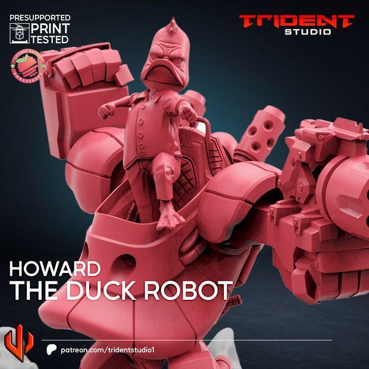 Howard the Duck Robot - Marvel: Crisis Protocol Proxy | Trident Studios