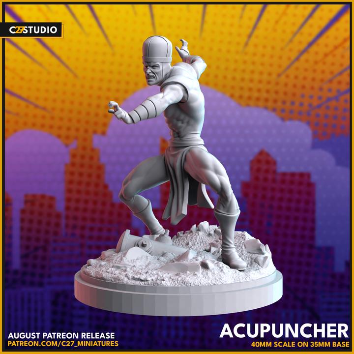 Acupuncher (40mm Scale on 35mm Base) | Crisis Protocol Proxy | C27
