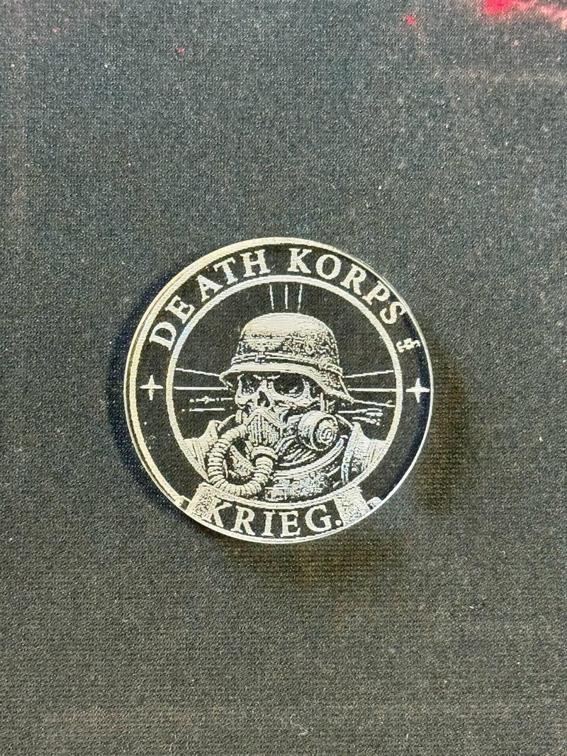 Acrylic Objective Marker - Warhammer 40K Tabletop Token