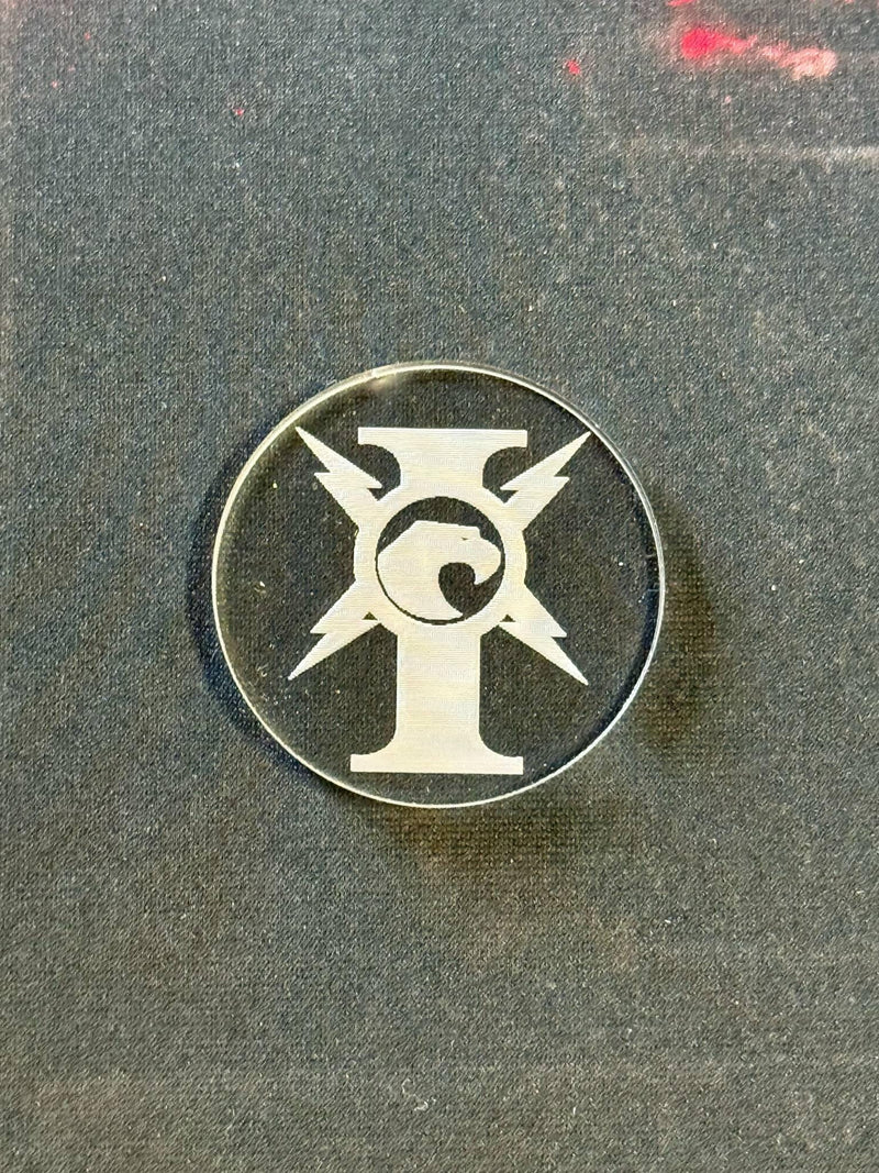Acrylic Objective Marker - Warhammer 40K Tabletop Token