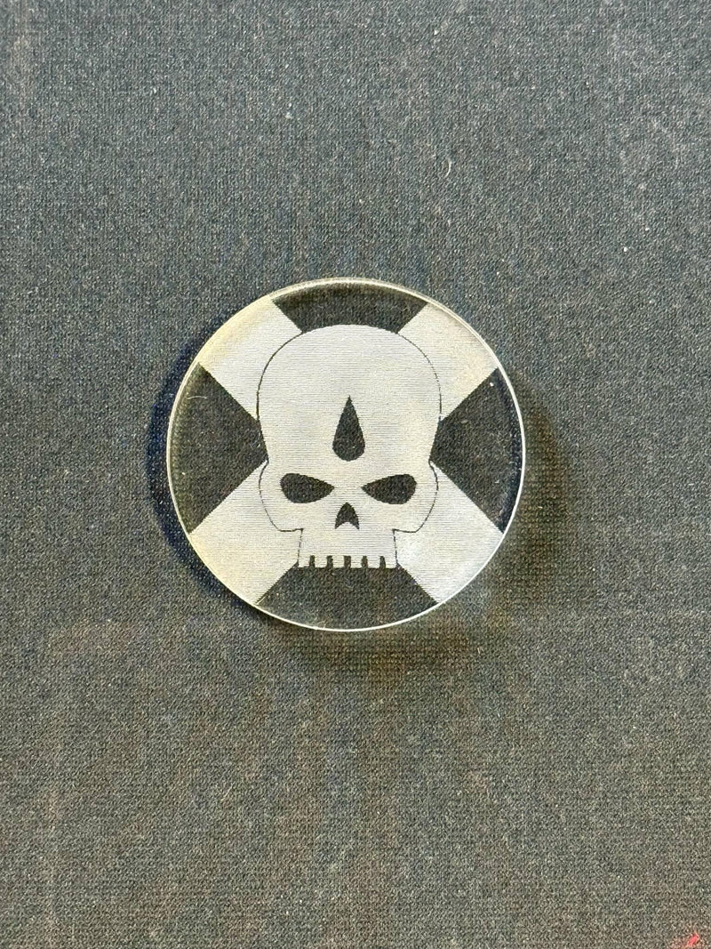 Acrylic Objective Marker - Warhammer 40K Tabletop Token