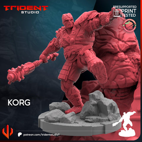 Korg - Marvel: Crisis Protocol Proxy | Trident Studios