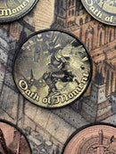 Oath of Moment Token | 40mm | Custom Etched Coin | Grim Dark | Metal Game Token