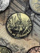 Oath of Moment Token | 40mm | Custom Etched Coin | Grim Dark | Metal Game Token