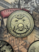 Oath of Moment Token | 40mm | Custom Etched Coin | Grim Dark | Metal Game Token