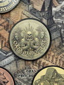Oath of Moment Token | 40mm | Custom Etched Coin | Grim Dark | Metal Game Token