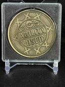 Ability Used Token | One Piece TCG | Pokemon | Metal Tokens | Custom | Engraved