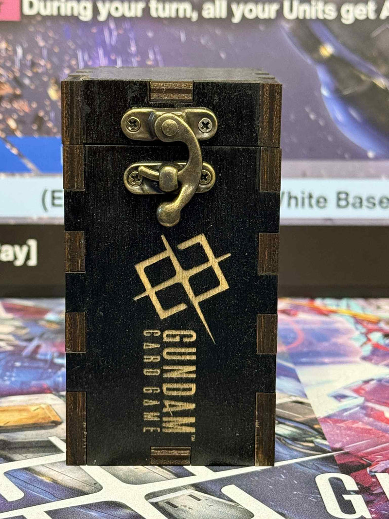 Premium Gundam TCG Deck Box | Fits 50 Double Sleeved + Tokens