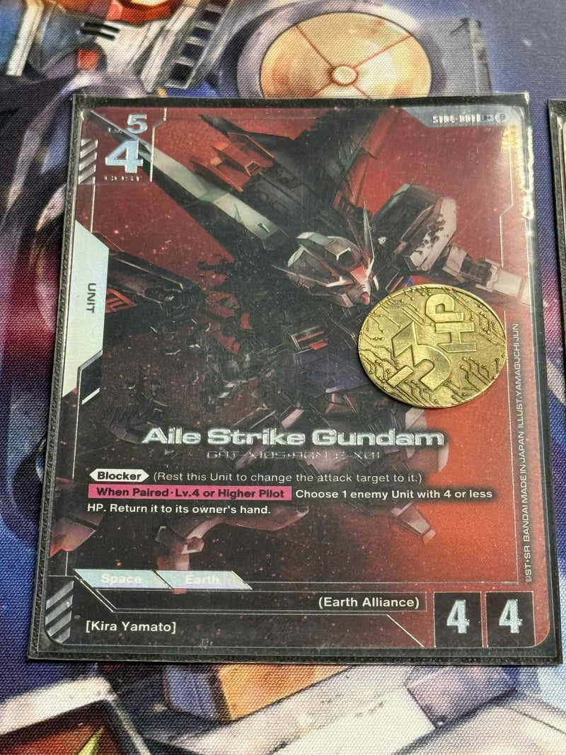Premium Custom Brass Tokens for Gundam TCG | Hand-Finished Counters