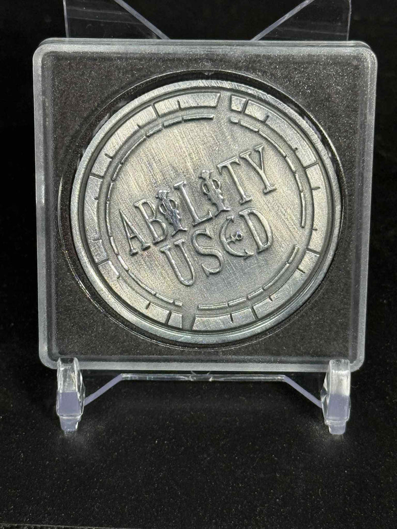 Ability Used Token | One Piece TCG | Pokemon | Metal Tokens | Custom | Engraved