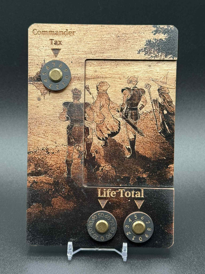 MTG Commander Zone Tray - Wooden EDH Life Counter and Play Aid