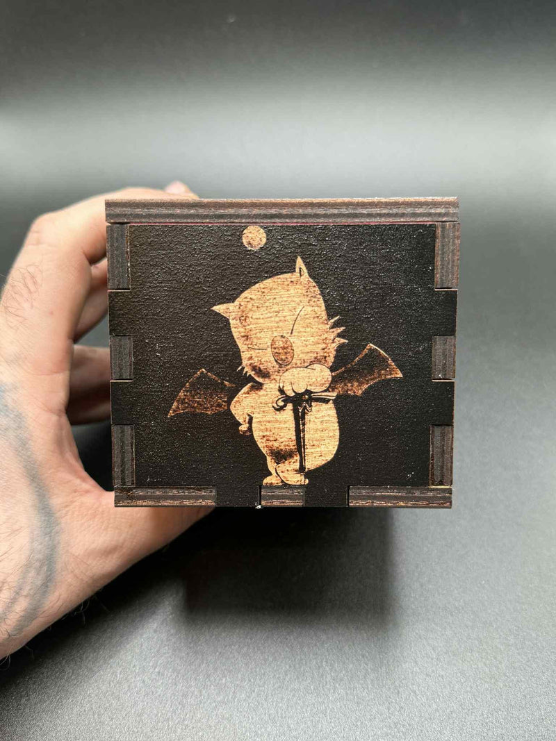 Laser Engraved Wooden MTG Commander Deck Box: Custom EDH Storage