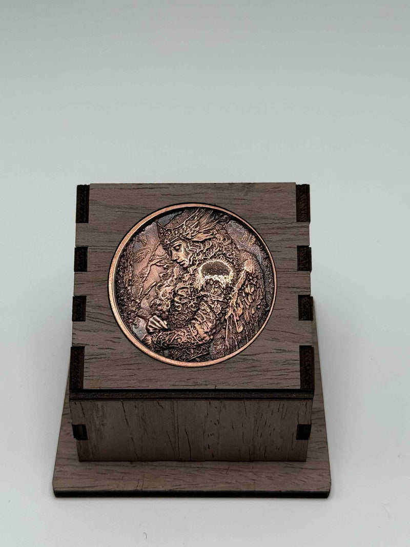 Custom Challenge Coin - Engraved Collectible Medallion Display Piece