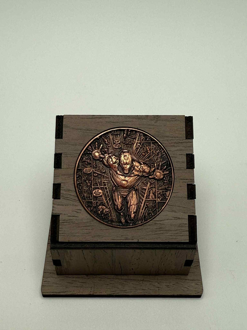 Custom Challenge Coin - Engraved Collectible Medallion Display Piece