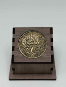 Custom Challenge Coin - Engraved Collectible Medallion Display Piece