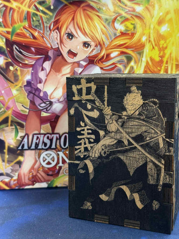 Custom Engraved One Piece TCG Deck Box: Double Sleeved Card Storage