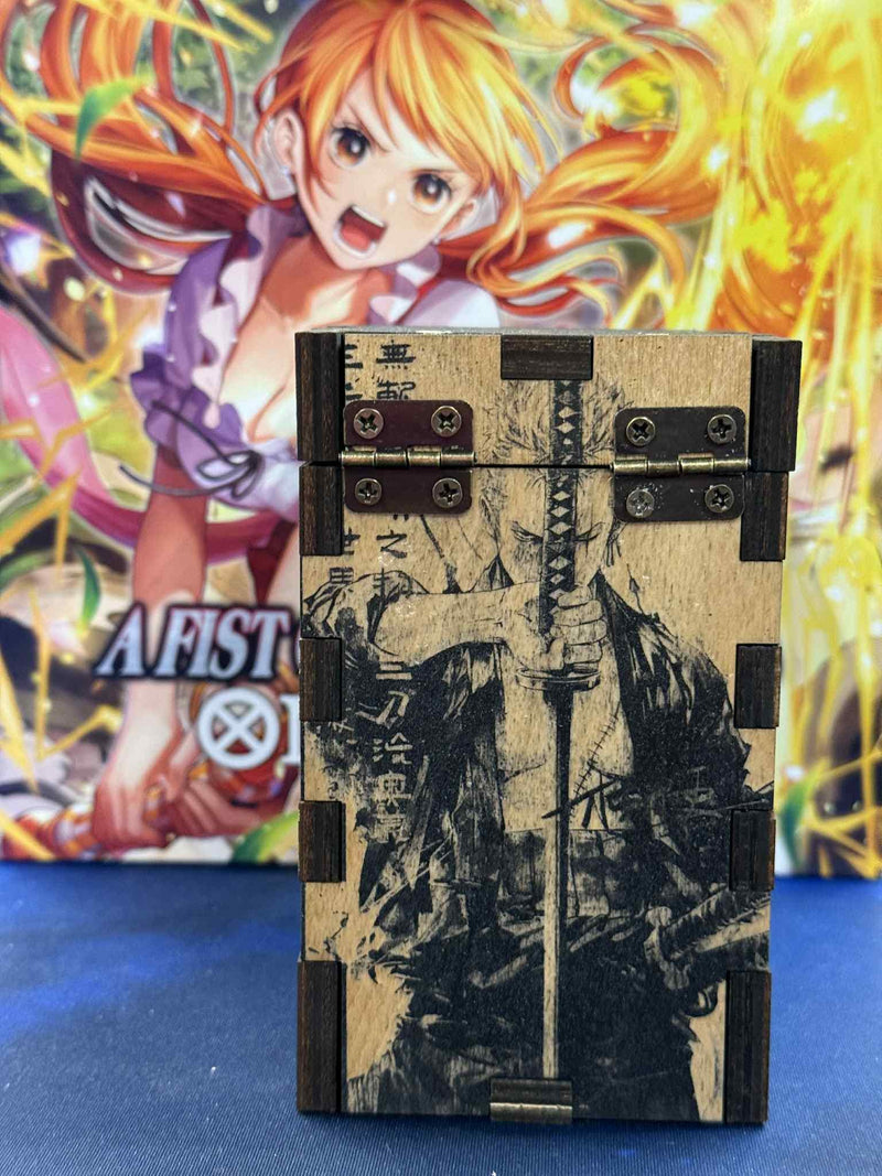 Custom Engraved One Piece TCG Deck Box: Double Sleeved Card Storage