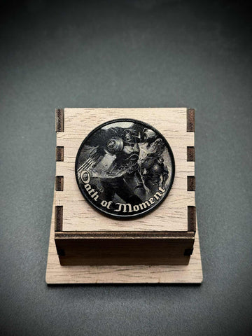 Oath of Moment Tokens | 40mm | Custom Etched Coin | Grim Dark | Metal Game Tokens