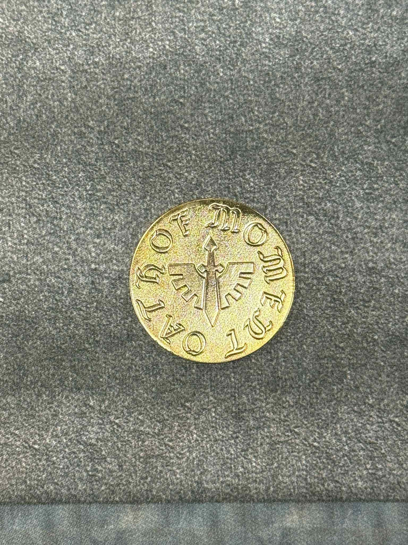 Oath of Moment Token | 40mm | Custom Embossed Coin | Grim Dark | Metal Game Token