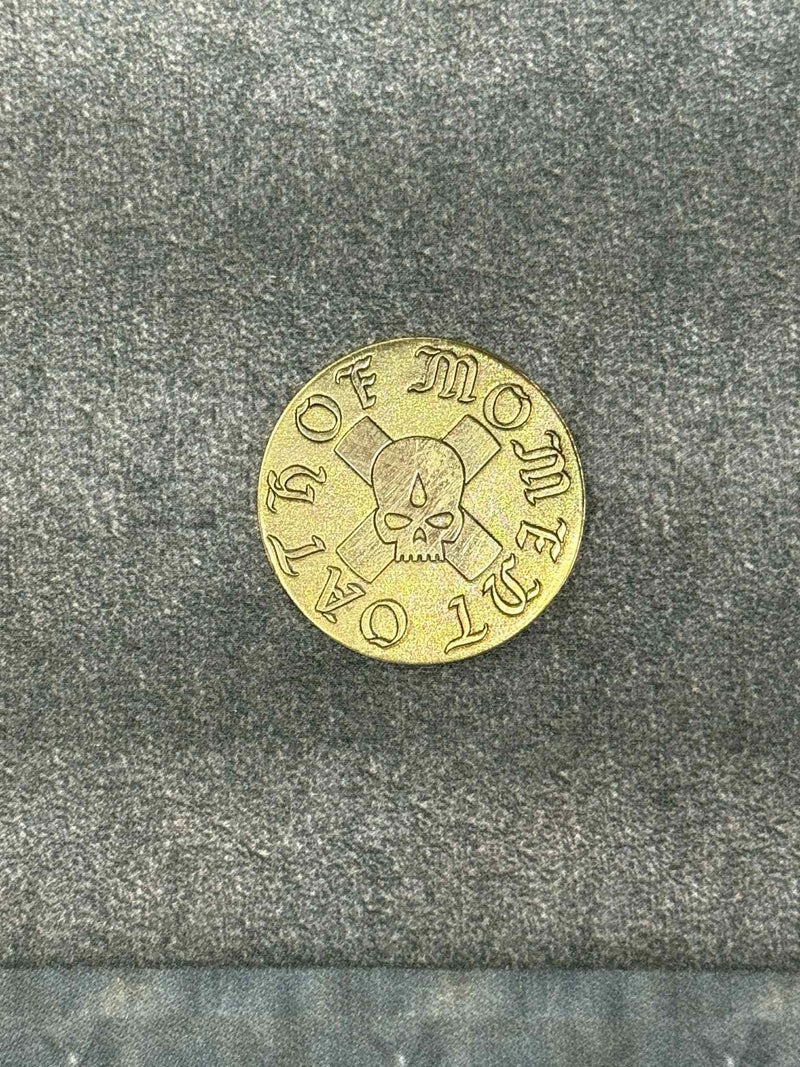Oath of Moment Token | 40mm | Custom Embossed Coin | Grim Dark | Metal Game Token