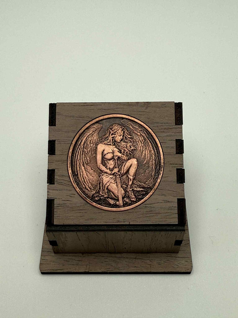 Custom Challenge Coin - Engraved Collectible Medallion Display Piece