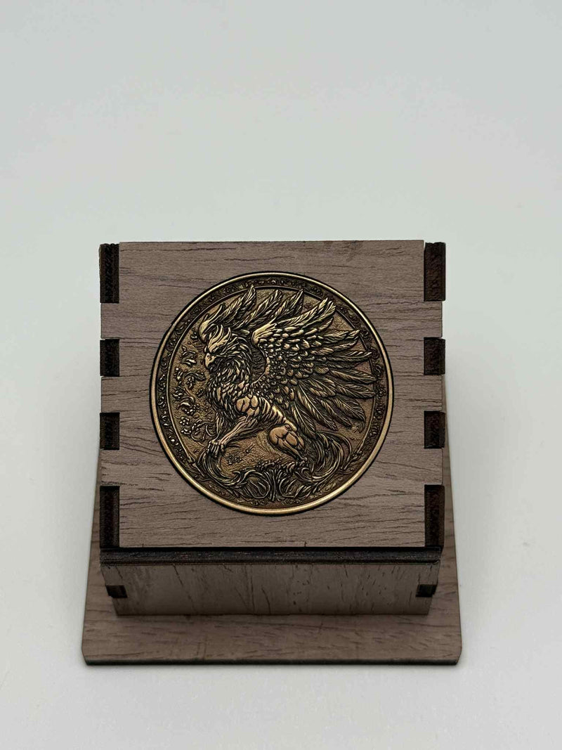 Custom Challenge Coin - Engraved Collectible Medallion Display Piece