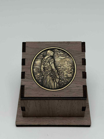 Custom Challenge Coin - Engraved Collectible Medallion Display Piece