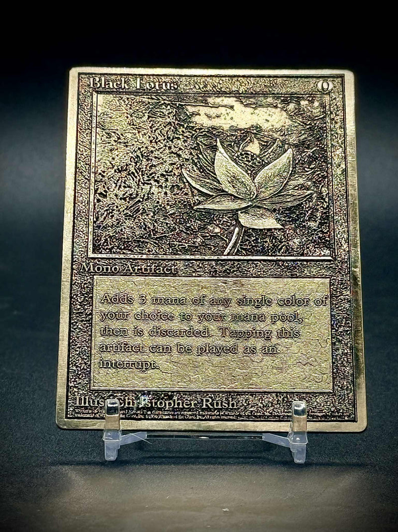 Custom Engraved Brass Magic the Gathering Card | Personalized MTG Gift | Collector Upgrade | Commander Keepsake