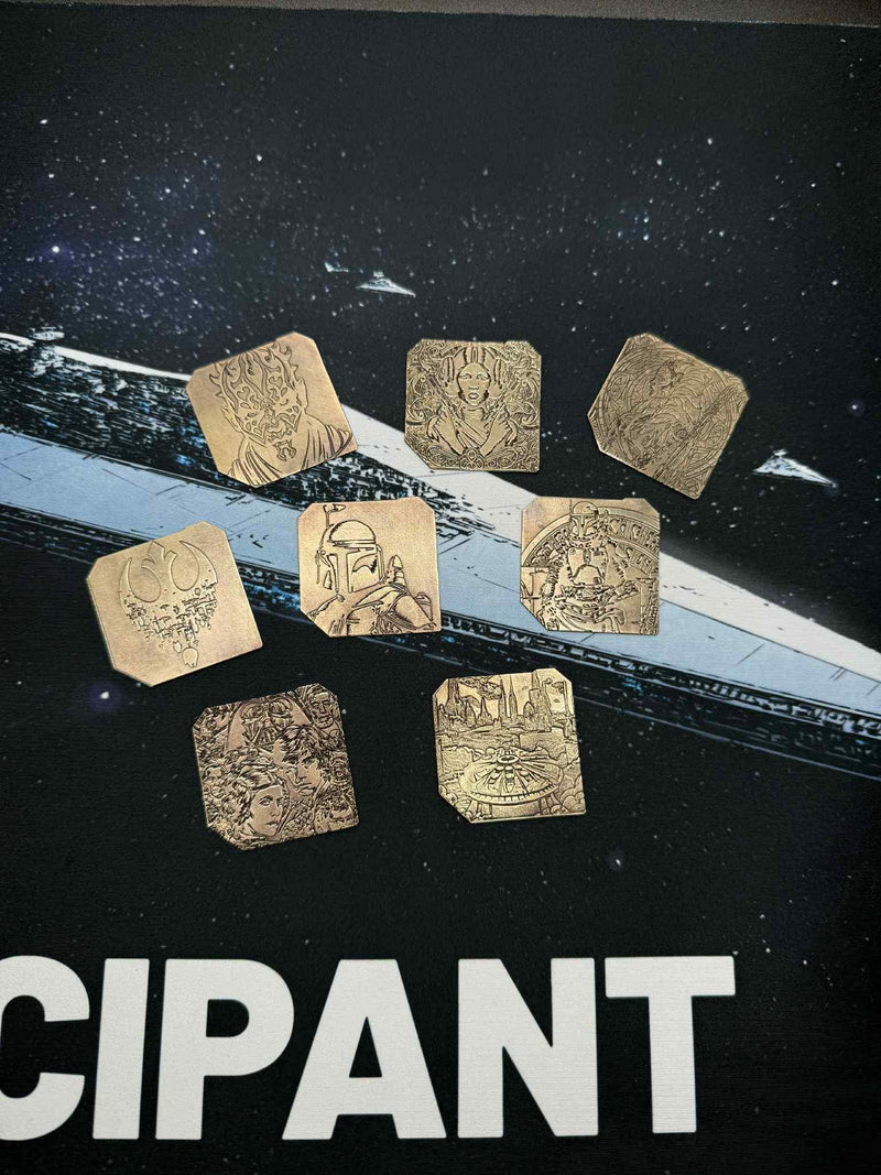Metal Initiative Tokens –  Star Wars Unlimited TCG Accessories | Unique Collectible Game Token | Hand Polished