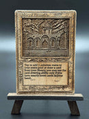 Custom MTG Genuine Hardwood Engraved Card –  Laser Engraved Collectible Display Gift - Personalized Options Available -