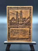 Custom MTG Genuine Hardwood Engraved Card –  Laser Engraved Collectible Display Gift - Personalized Options Available -