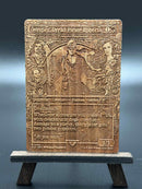 Custom MTG Genuine Hardwood Engraved Card –  Laser Engraved Collectible Display Gift - Personalized Options Available -