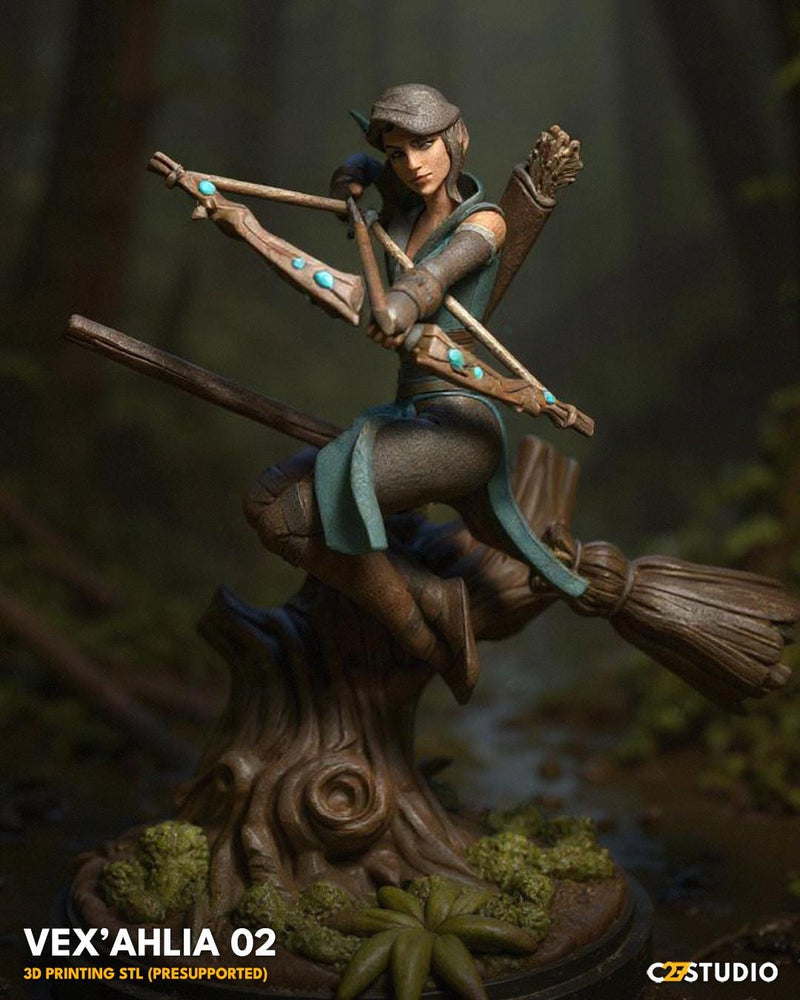 Vex'ahlia (Vox Machina) 40mm on 35mm Base | Crisis Protocol Proxy | C27