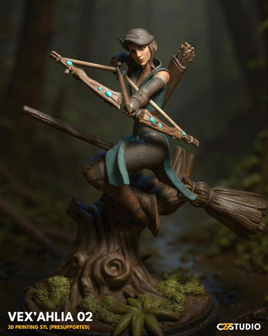 Vex'ahlia (Vox Machina) 40mm on 35mm Base | Crisis Protocol Proxy | C27