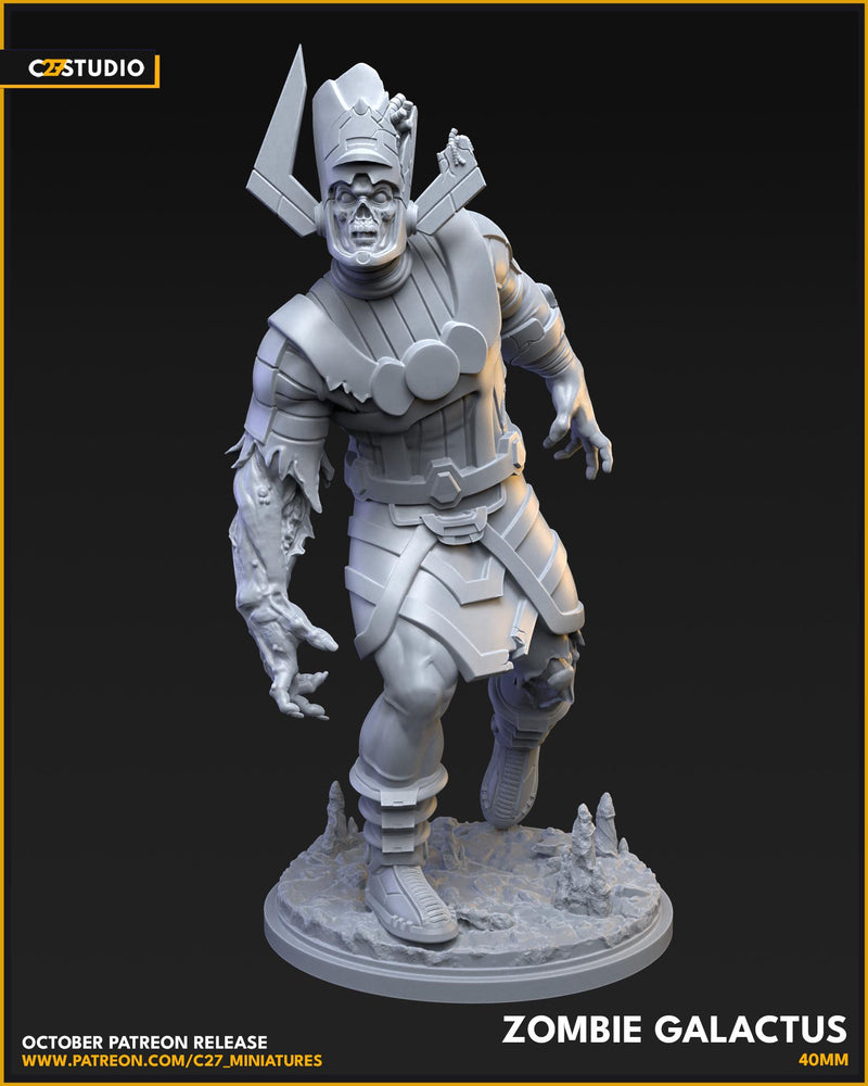 Zombie Galactus - 40mm on 65mm Base | Crisis Protocol Proxy | C27