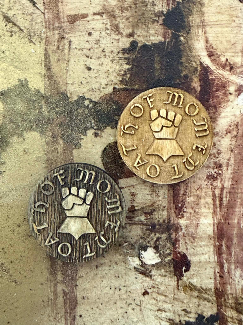 Wood Oath of Moment Token - Warhammer 40K Game Marker
