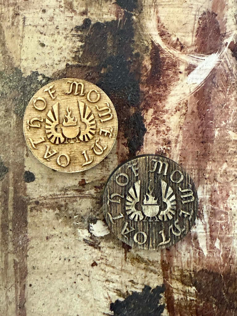 Wood Oath of Moment Token - Warhammer 40K Game Marker