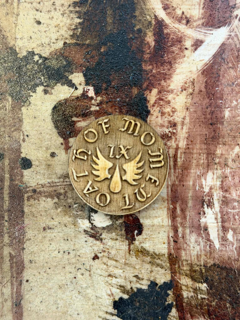 Wood Oath of Moment Token - Warhammer 40K Game Marker