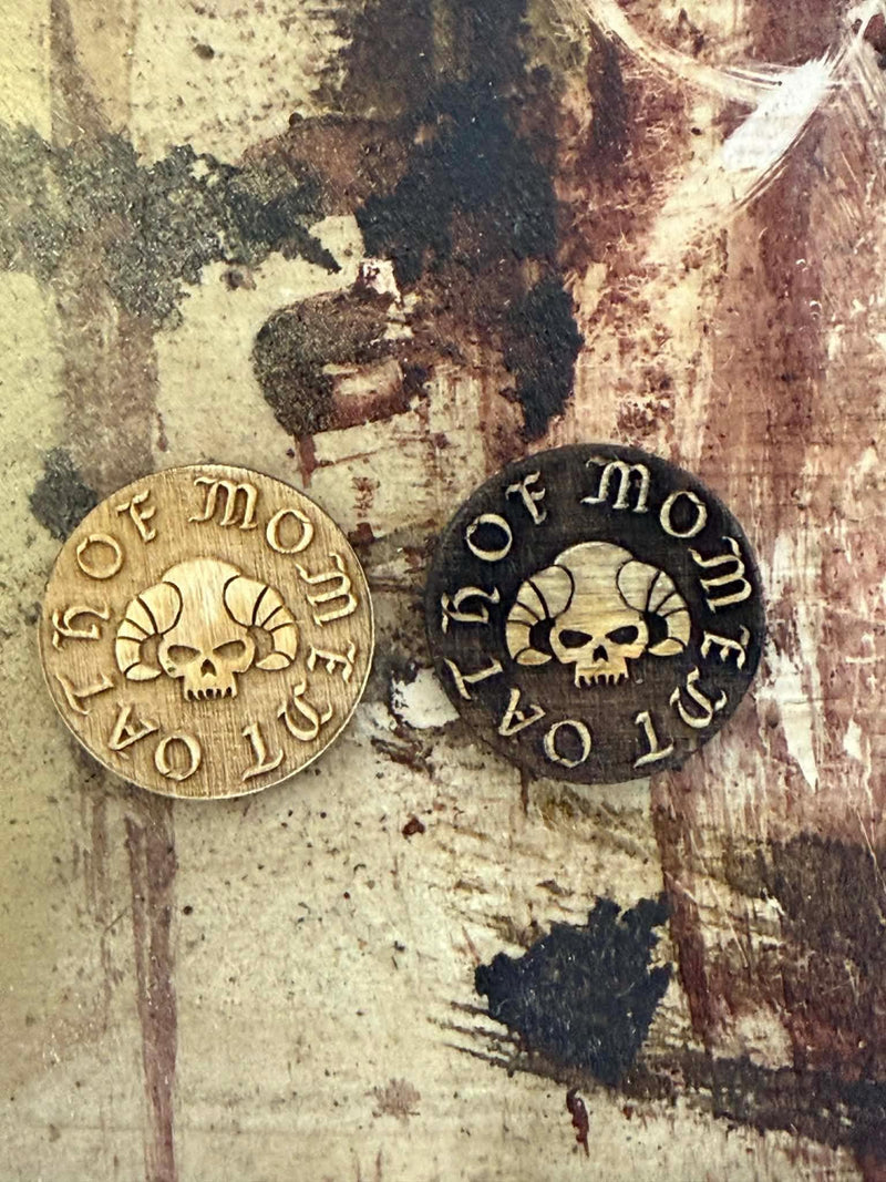 Wood Oath of Moment Token - Warhammer 40K Game Marker