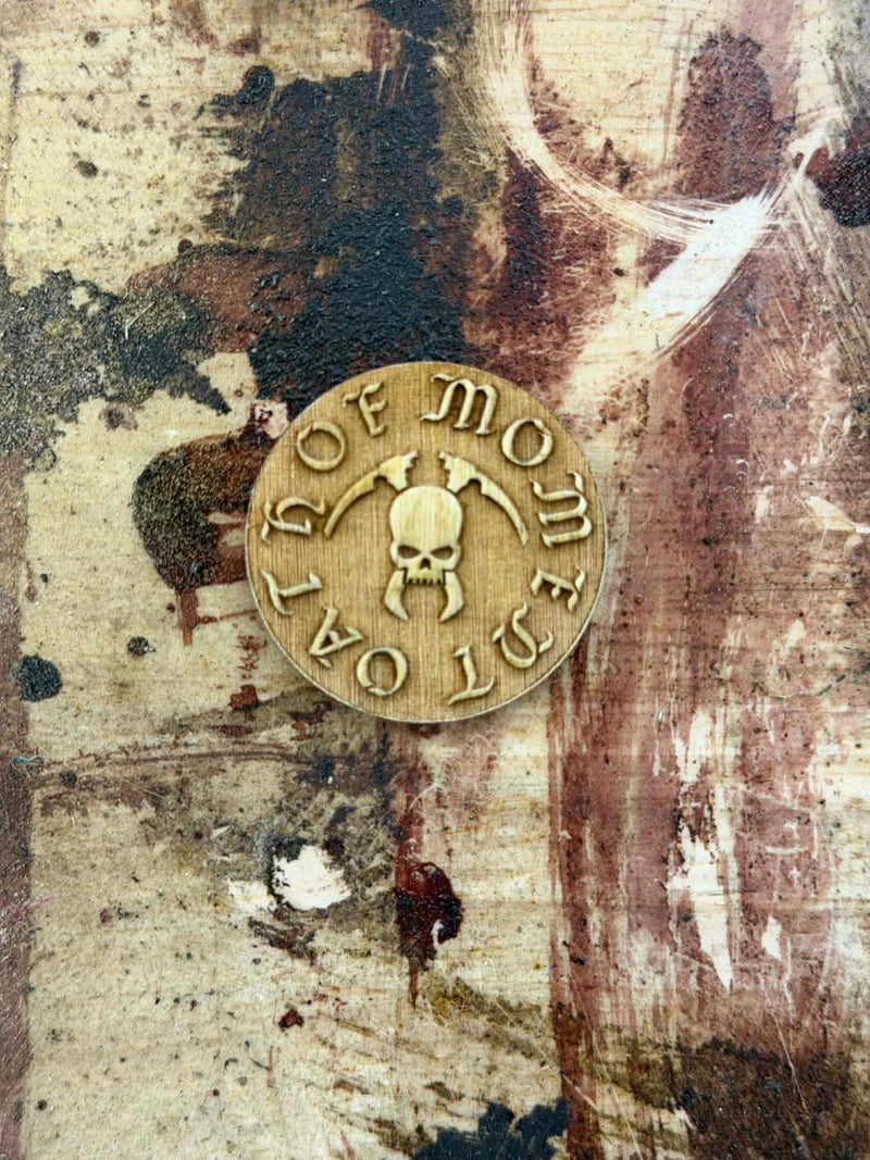 Wood Oath of Moment Token - Warhammer 40K Game Marker