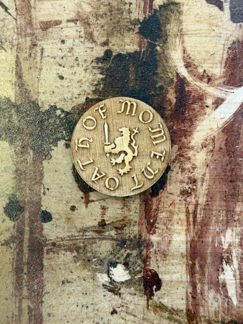 Wood Oath of Moment Token - Warhammer 40K Game Marker