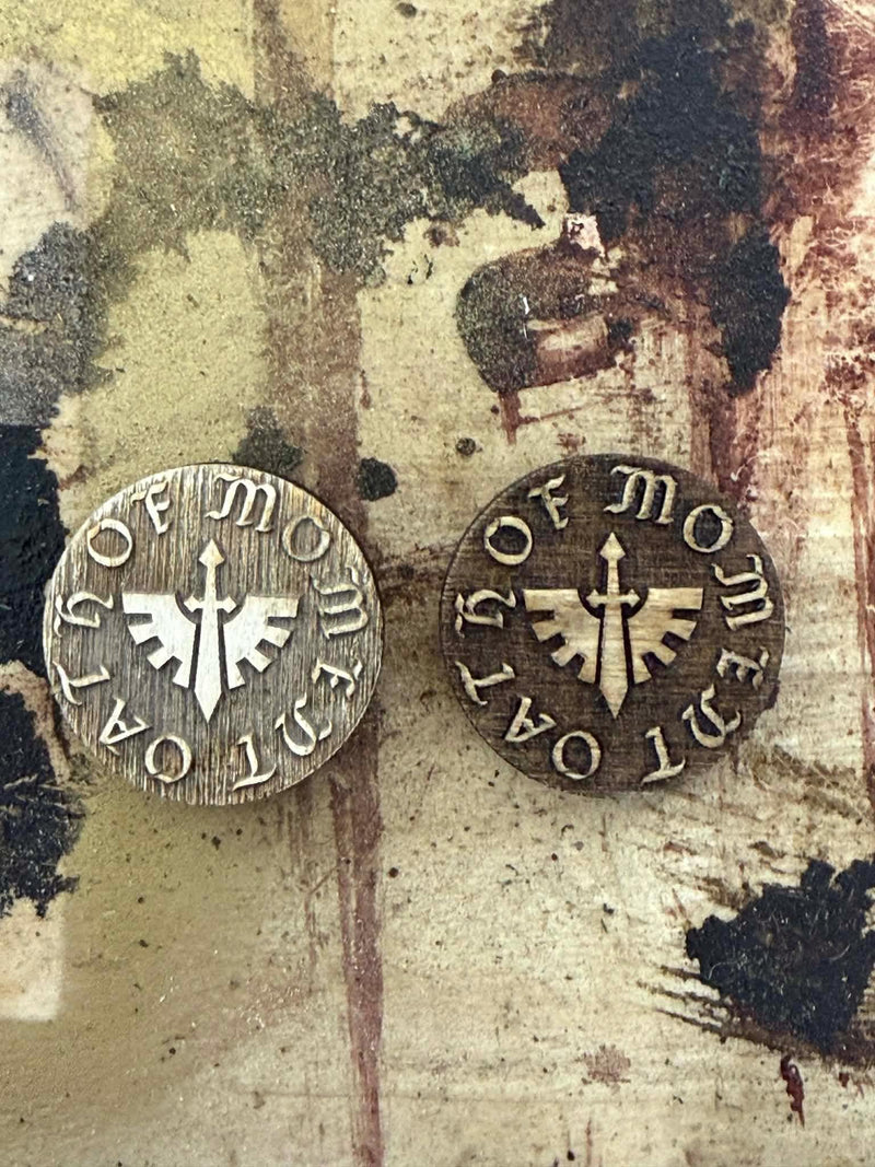 Wood Oath of Moment Token - Warhammer 40K Game Marker